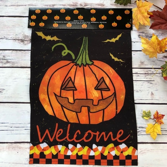GARDEN Flag Halloween Welcome - Picture 3 of 3